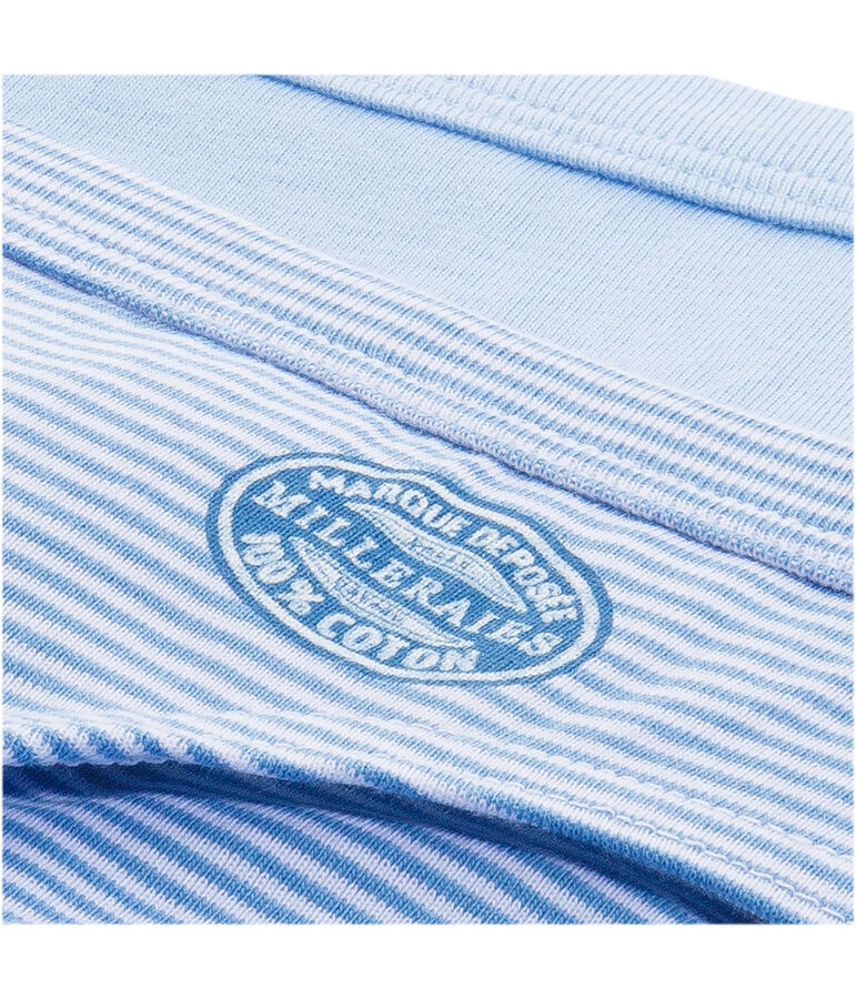 Set van twee jongensslips met milleraies-strepen set .