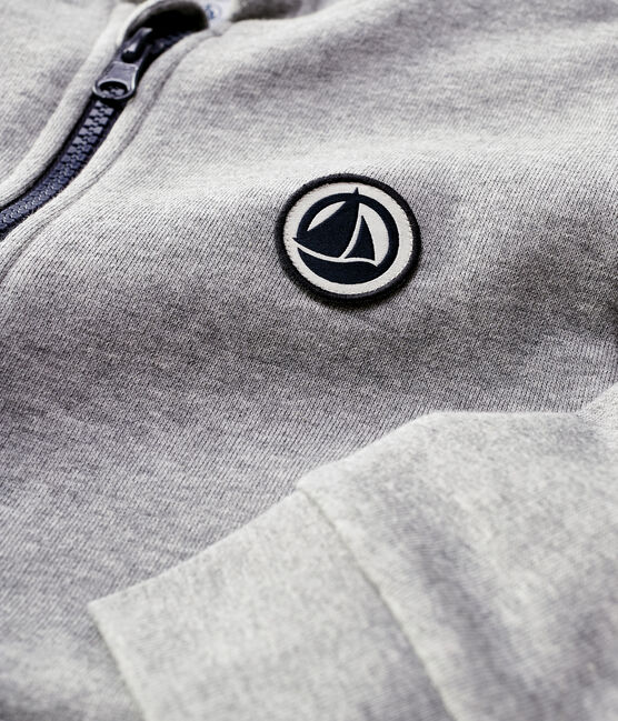 Sweatshirt à capuche enfant fille / garçon gris SUBWAY CHINE