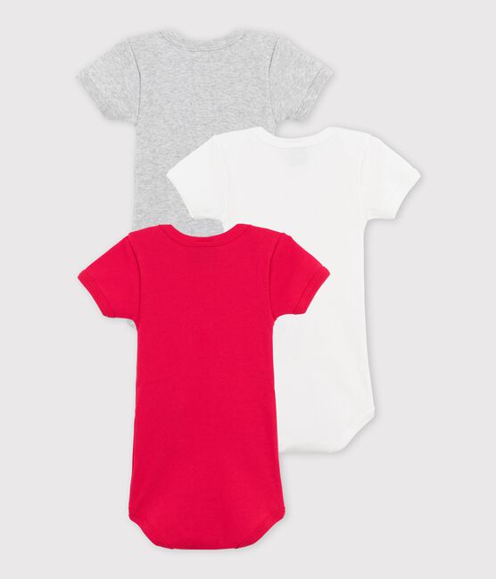 Lot de 3 bodies manches courtes bébé variante 2