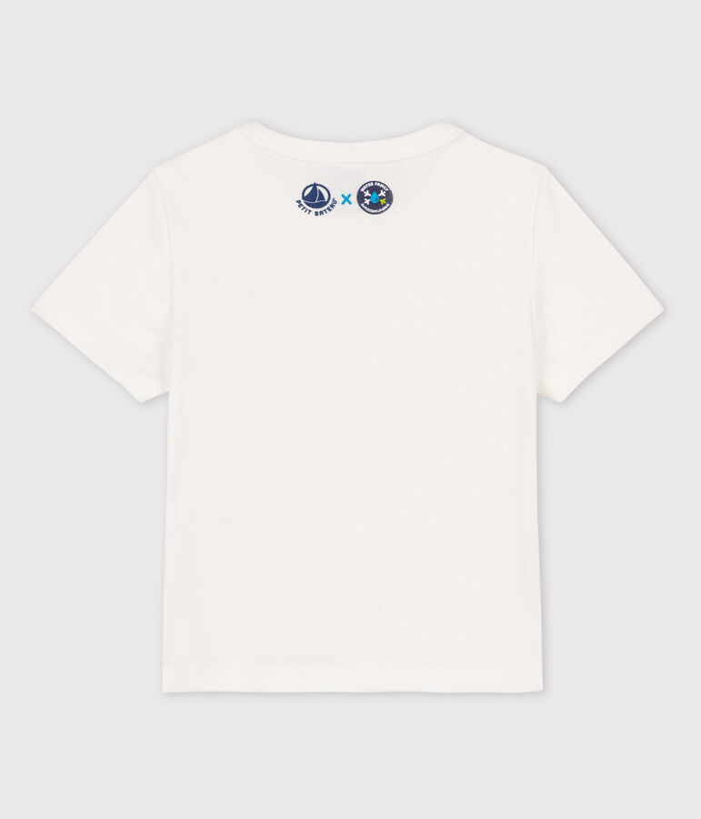 Petit Bateau x Water Family T-shirt voor baby's wit