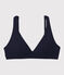 Soutien-gorge en coton stretch Femme bleu SMOKING