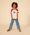 Tee-shirt imprimé en jersey enfant garçon rouge AVALANCHE/ AURORA
