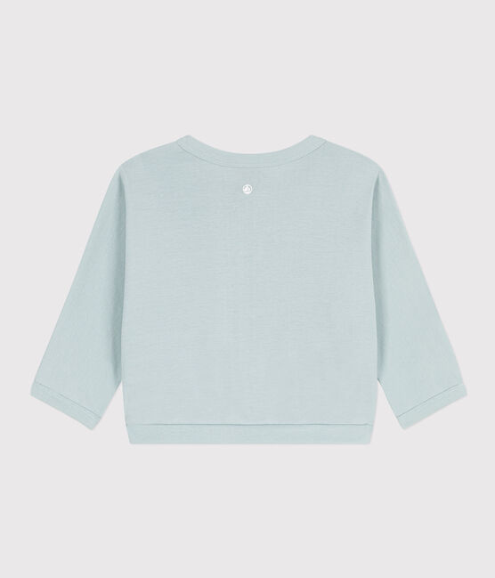 Katoenen babycardigan  groen BULLE