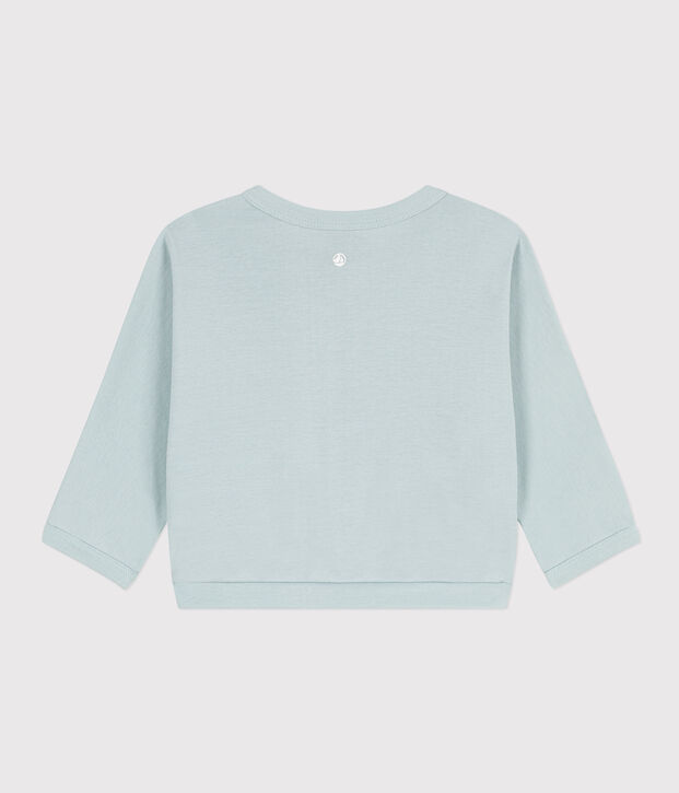 Katoenen babycardigan groen