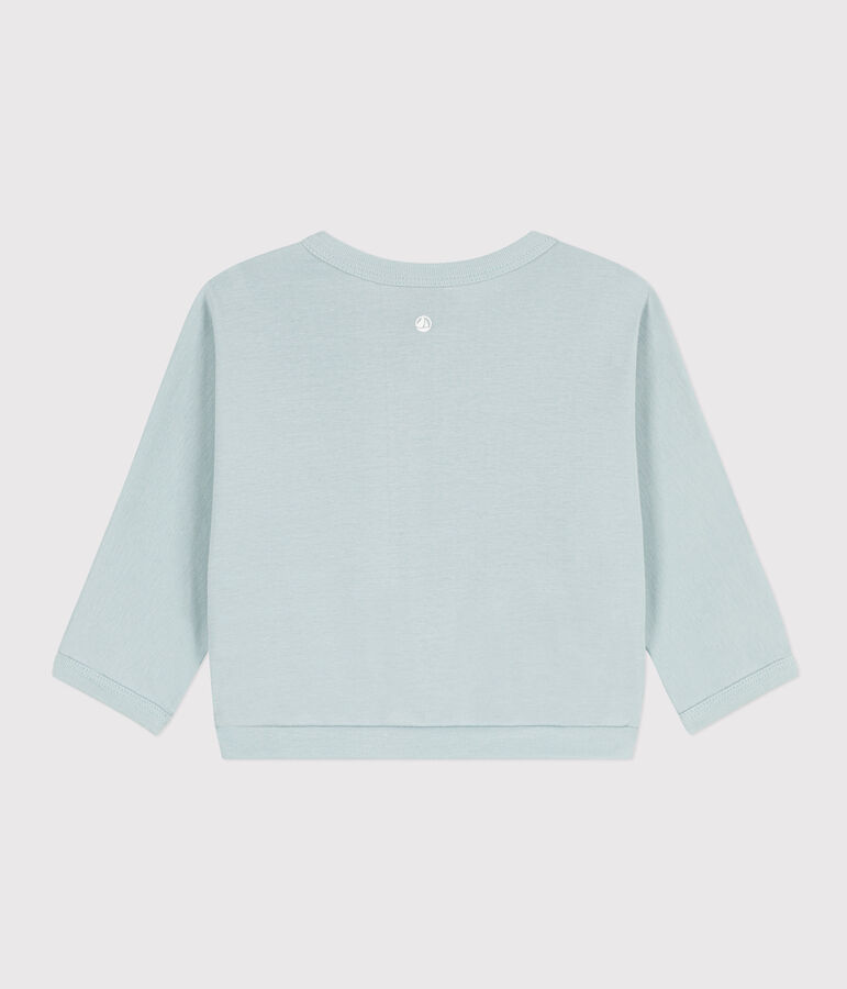 Katoenen babycardigan groen BULLE