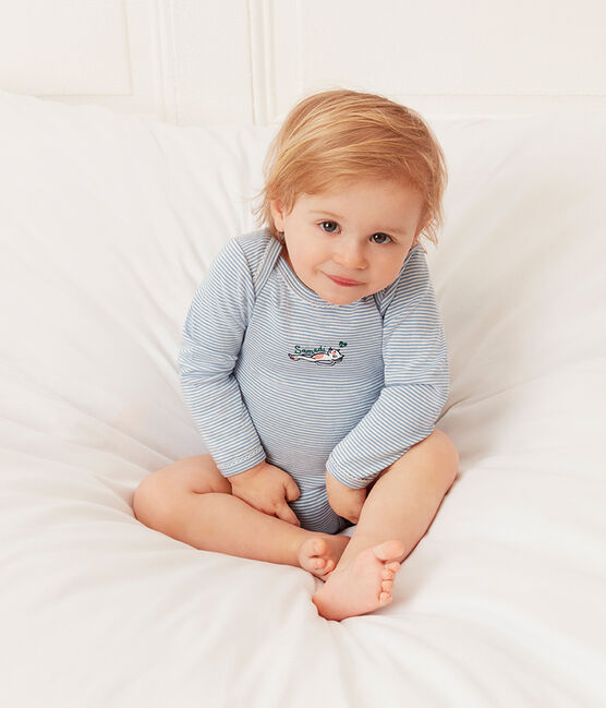 Twee rompertjes met lange mouwen babymeisje variante 1