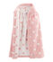 Cape de bain bébé en éponge rose CHARME/blanc MARSHMALLOW