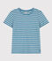 Tee-shirt LE DROIT col rond en coton Femme POLOCHON/ AVALANCHE
