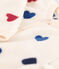 Slaappakje in fleece voor baby's wit AVALANCHE/ MULTICO
