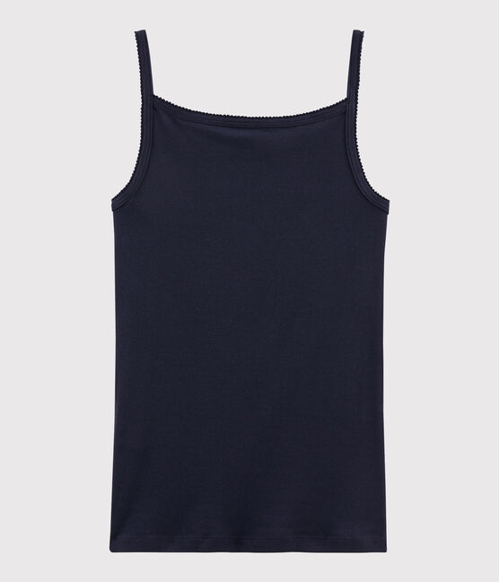 Damesoverhemden met schouderbandjes blauw SMOKING