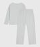 Pyjama femme en velours uni jambe droite CO2