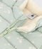 Donsjasje met print en opvouwbare capuchon voor baby's groen HERBIER/wit MULTICO