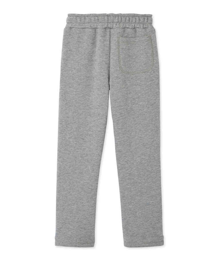 Pantalon gar&ccedil;on en molleton gris