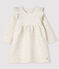 Jurk met lange mouwen babymeisje beige MONTELIMAR CHINE