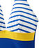 Eendelig damesbadpak wit MARSHMALLOW/blauw PERSE/ MULTICO