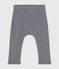 Babybroek van biologisch katoen blauw SMOKING/wit MARSHMALLOW