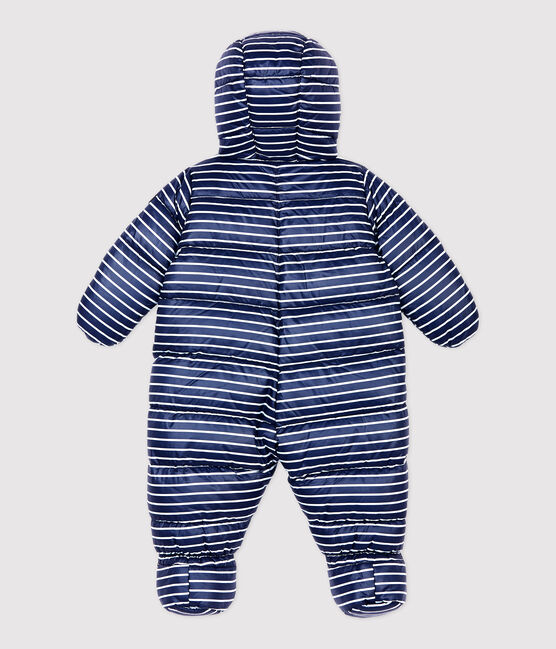 Pilootpakje met streepjes baby blauw SMOKING/wit MARSHMALLOW