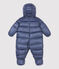 Pilootpakje met streepjes baby blauw SMOKING/wit MARSHMALLOW