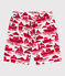 Gerecycleerde zwemshort met print voor jongens rood AVALANCHE/ ROUGE