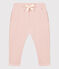 Pantalon en molleton b&eacute;b&eacute; rose