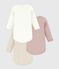 Set van 3 katoenen body's met lange mouwen voor baby's variante 1
