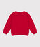Sweatshirt en molleton enfant garçon rouge CORRIDA