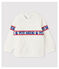 Sweatshirt en molleton bébé garçon blanc MARSHMALLOW