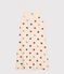 Nuisette en coton motif cœur femme blanc AVALANCHE/ MULTICO