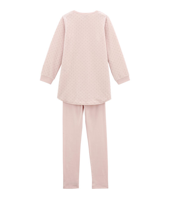 Meisjesnachthemd met legging roze JOLI/grijs CONCRETE