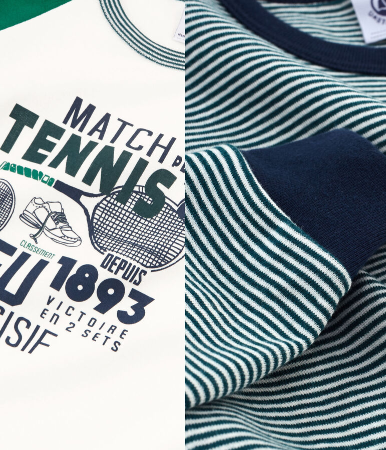 Set met 2 pyjama's voor kleine jongens variante 1