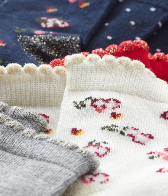 Set van 5 paar sokken voor baby meisje variante 1