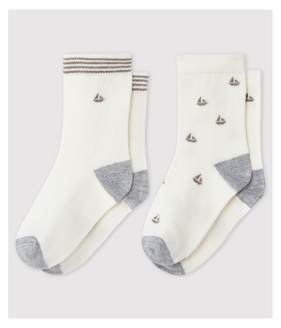 Lot de 2 chaussettes à motif bébé garçon variante 1