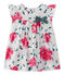 Robe bébé fille manches papillons imprimée blanc MARSHMALLOW/blanc MULTICO