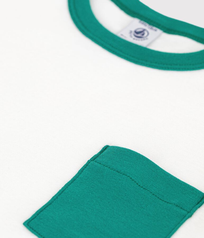 Katoenen T-shirt met korte mouwen voor kinderen wit