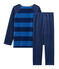 Pyjama petit garçon en velours bleu MEDIEVAL/bleu MAJOR
