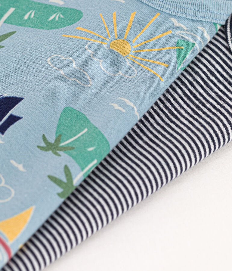 Set van 3 body's met korte mouwen van katoen. multicouleur