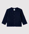 Chemise en gaze de coton bio bébé bleu SMOKING