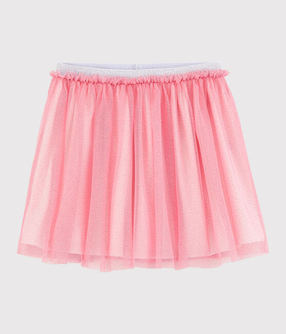 Rok van tule met lovertjes voor meisjes roze GRETEL/grijs ARGENT