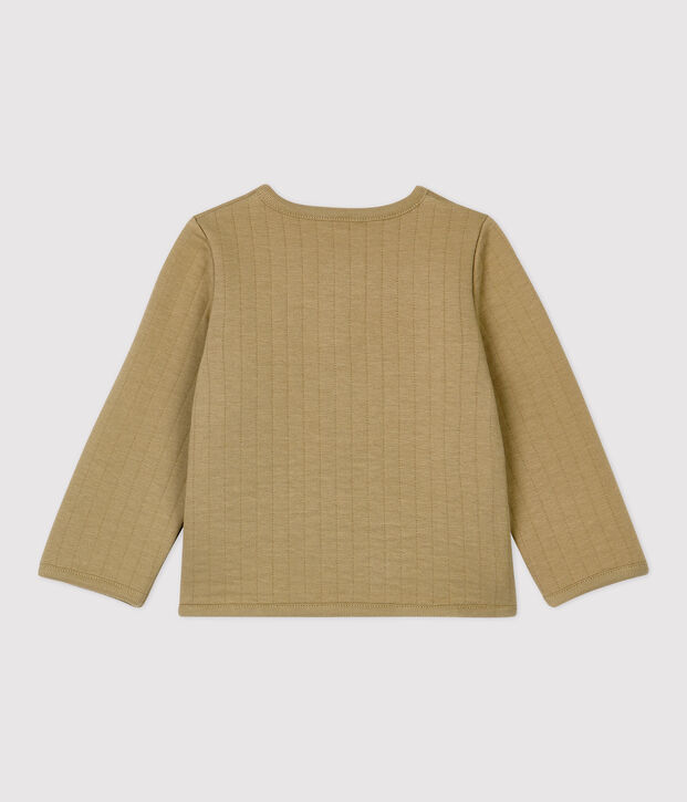 Vest van gewatteerde tubic baby. beige