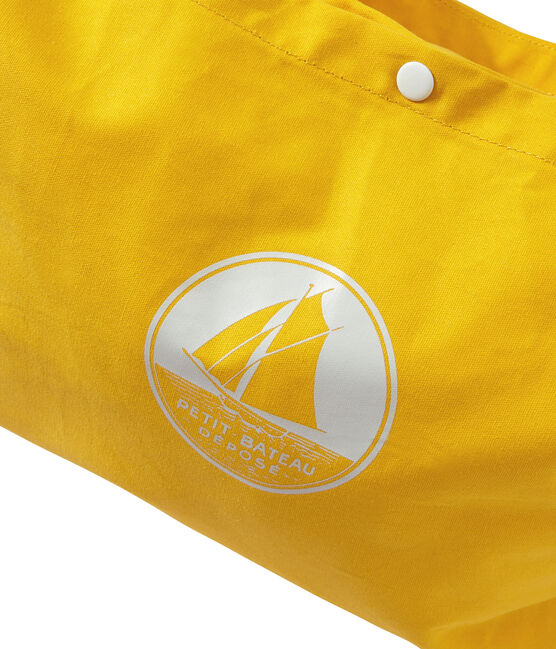 Totebag van canvas voor meisjes oranje FUSION