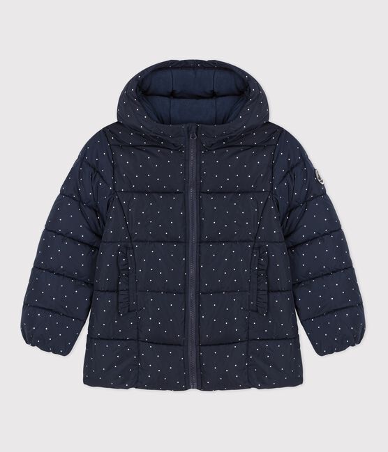 Doudoune enfant fille bleu SMOKING/ ARGENT