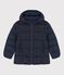 Doudoune enfant fille bleu SMOKING/ ARGENT