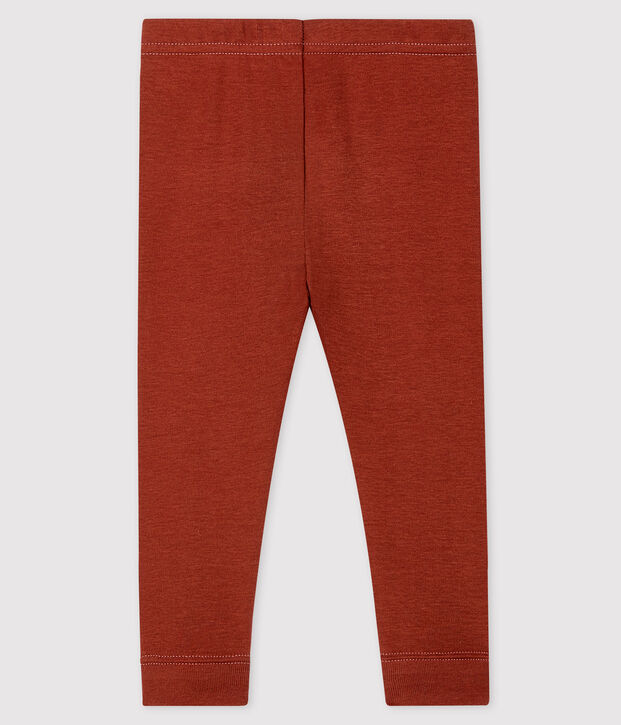 Legging en coton b&eacute;b&eacute; orange