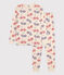 Pyjama vélo garçon en coton blanc AVALANCHE/ MULTICO
