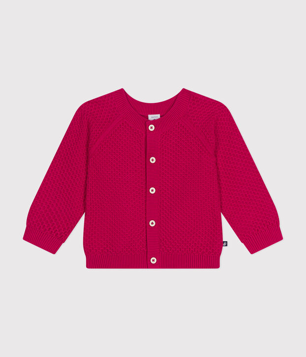 Katoenen gebreide babycardigan DELHI