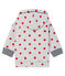 Sweatshirt met capuchon van mesh met print babyjongen grijs BELUGA/rood TERKUIT CN