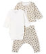 Ensemble trois pièces bébé garçon en laine et coton