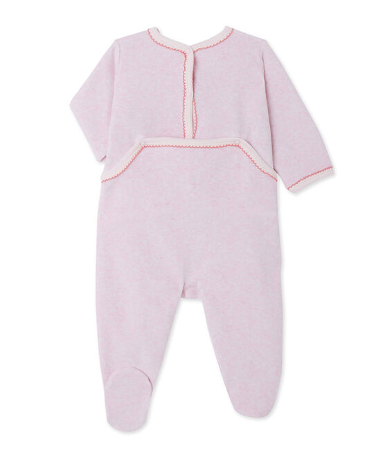 Dors bien bébé fille en velours rose Souffle Chine