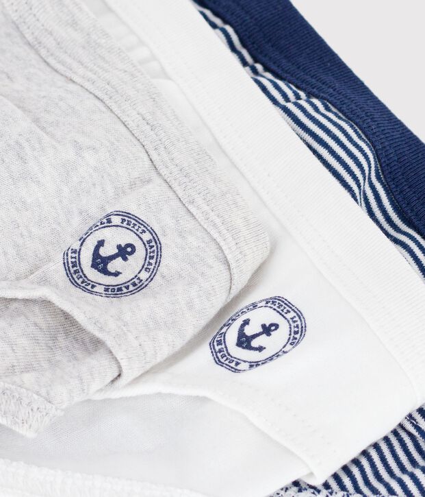 Lot de 3 slips en coton multicouleur