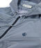 Kort windjack gemixt blauw SMOKING/wit MARSHMALLOW